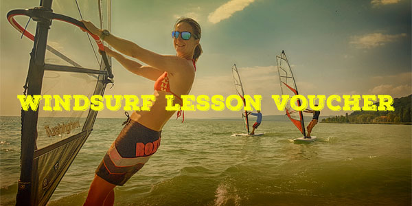 Windsurf lessons as a gift at Lake Balaton
